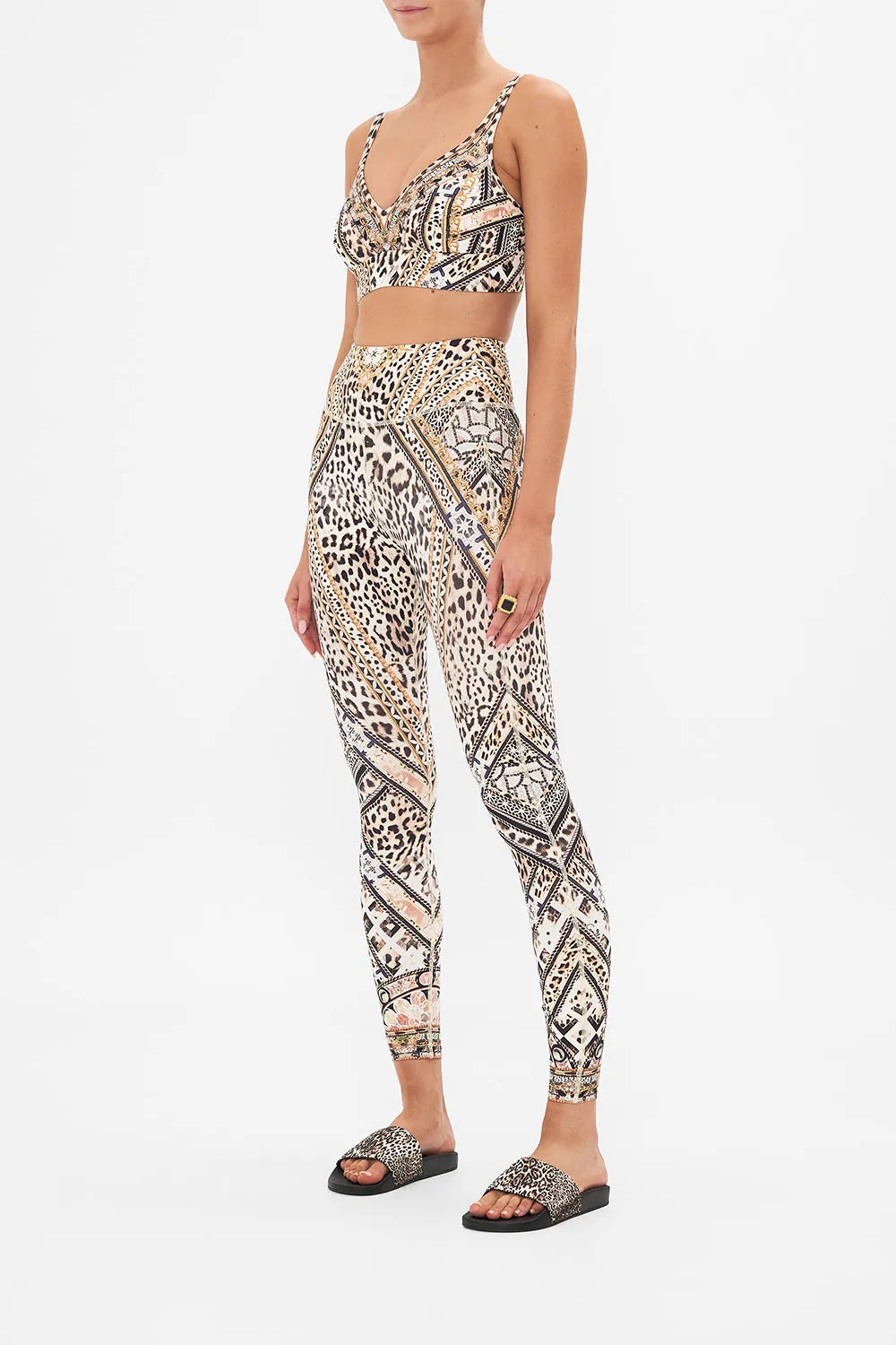 ACTIVE LEGGING WITH HIGH WAISTBAND MOSAIC MUSE