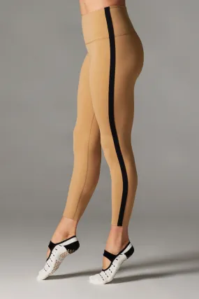 High Waisted 7/8 Stripe Legging