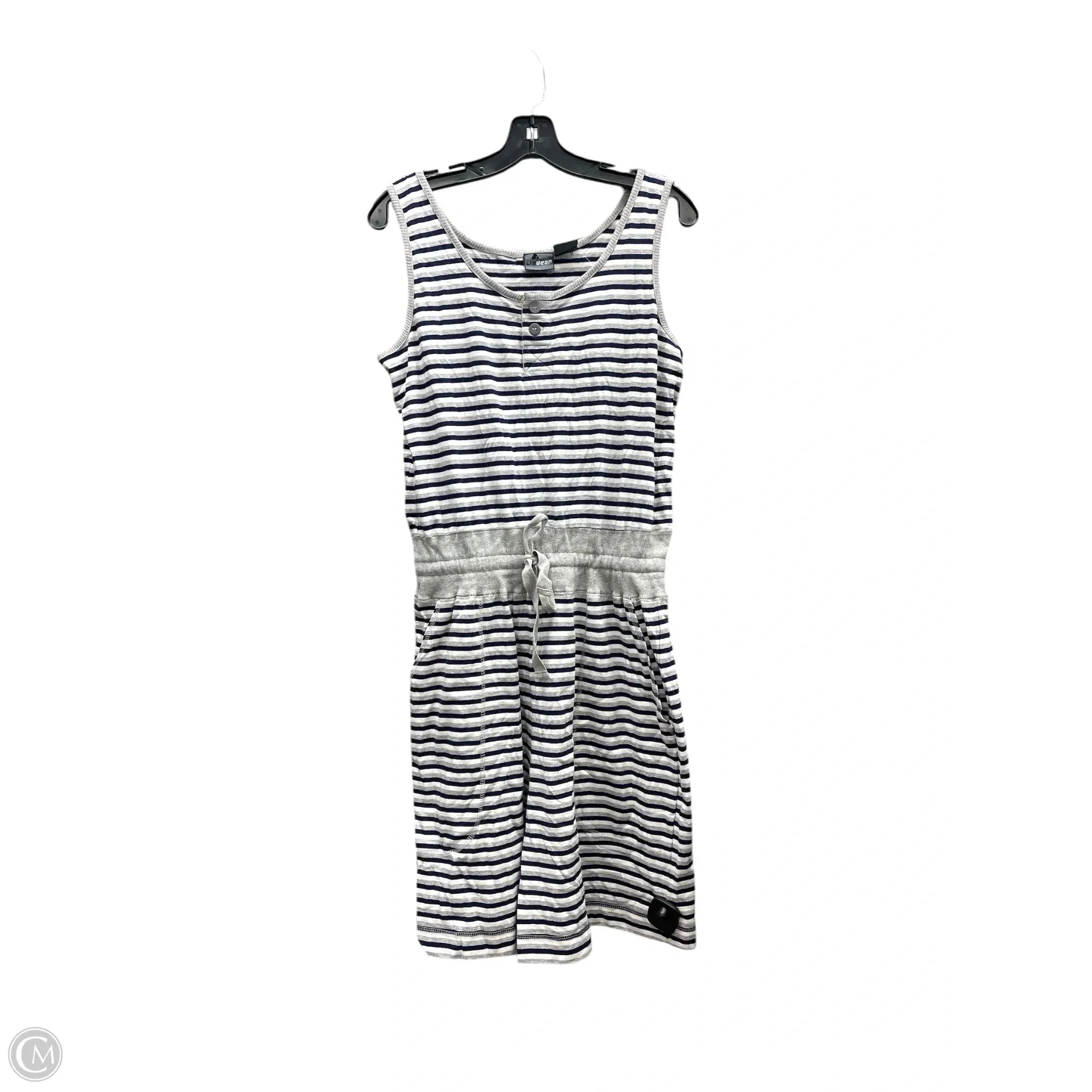 Romper By Liz Wear In Striped Pattern, Size: L