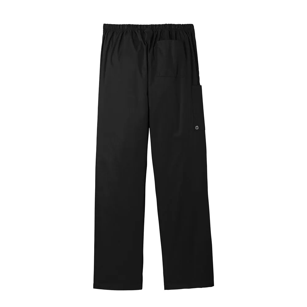 WonderWink® Men’s WorkFlex™ Mock Wrap Cargo Pants - Black