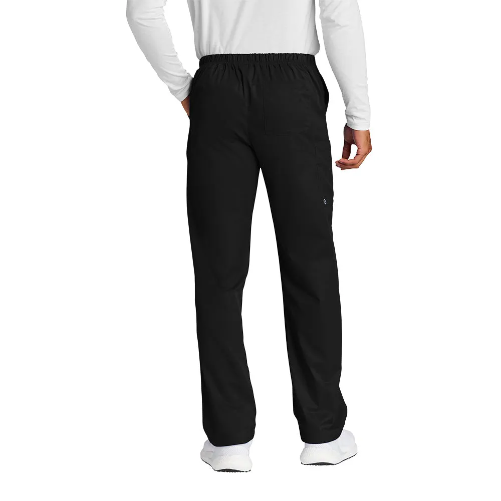 WonderWink® Men’s WorkFlex™ Mock Wrap Cargo Pants - Black